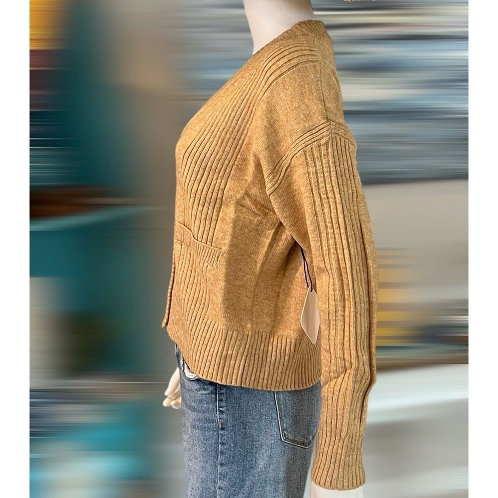 THINKABLE khaki brown cardigan size S M L - Picture 7 of 7